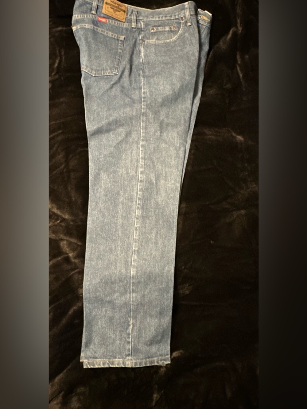 Wrangler Regular Fit MEDIUM STARCH CREASE Jeans Men's 38x32